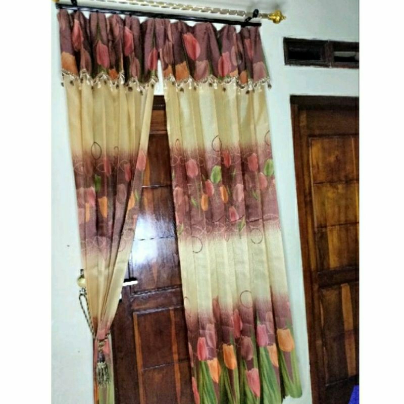 gorden ami/gorden motif bunga/gorden tulip/gorden plisket