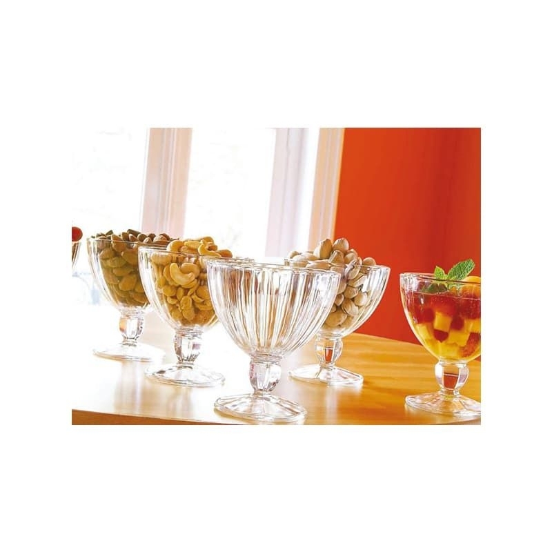 Luminarc Gelas Ice Cream Cup Quadro 300ml - 6pcs