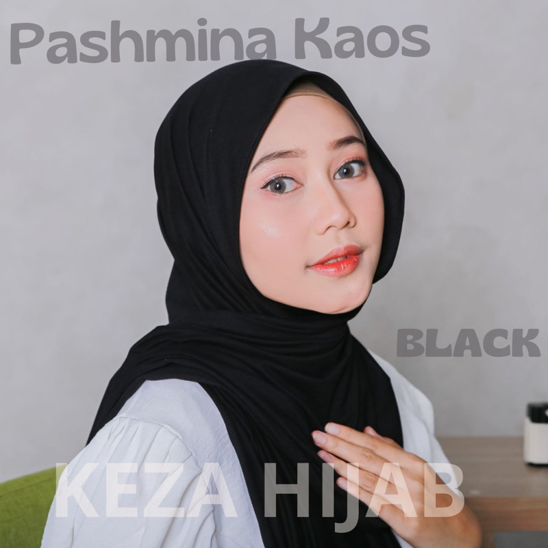 Keza - Jilbab Pashmina Kaos Rayon/Pashmina Spandex Rayon/Hijab Meleyot Rayon