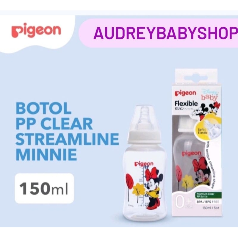 Pigeon Disney Botol Susu Standard / Slim Neck / PROMO botol Mickey Minnie Lusty Bunny Slim Neck