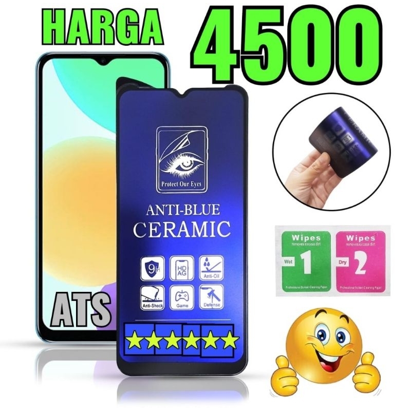 Tg Anti Gores Tempered Glass Blue Matte Clear Merek Handphone Samsung Dan Realme Anti Gores Protect Our Eyes Anti Blue Ceramic Clear Ceramic Blue Matte Clear , Pelindung Layar Handphone , Tipe Pengaman Layar Depan , Anti Gores Protect Our Eyes Anti Blue