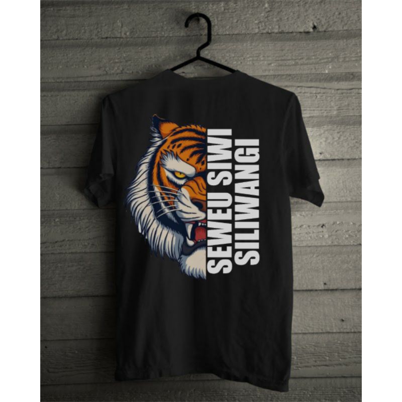 Kaos distro/T-Shirt pria/wanita motif prabu siliwangi