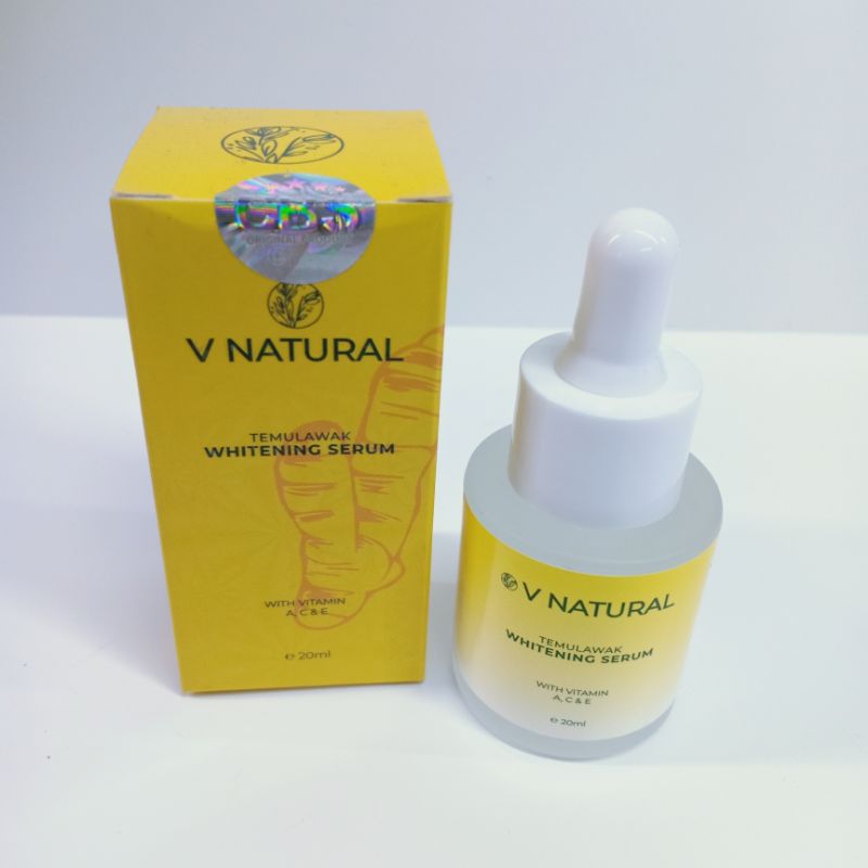 Serum V Natural Temulawak 20ml - Kemasan Baru