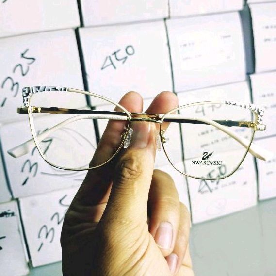 KACAMATA PHOTOCROMIC WANITA ANTI RADIASI (Melly) FRAME LENSA BLUECROMIC MINUS WANITA(G95-181)