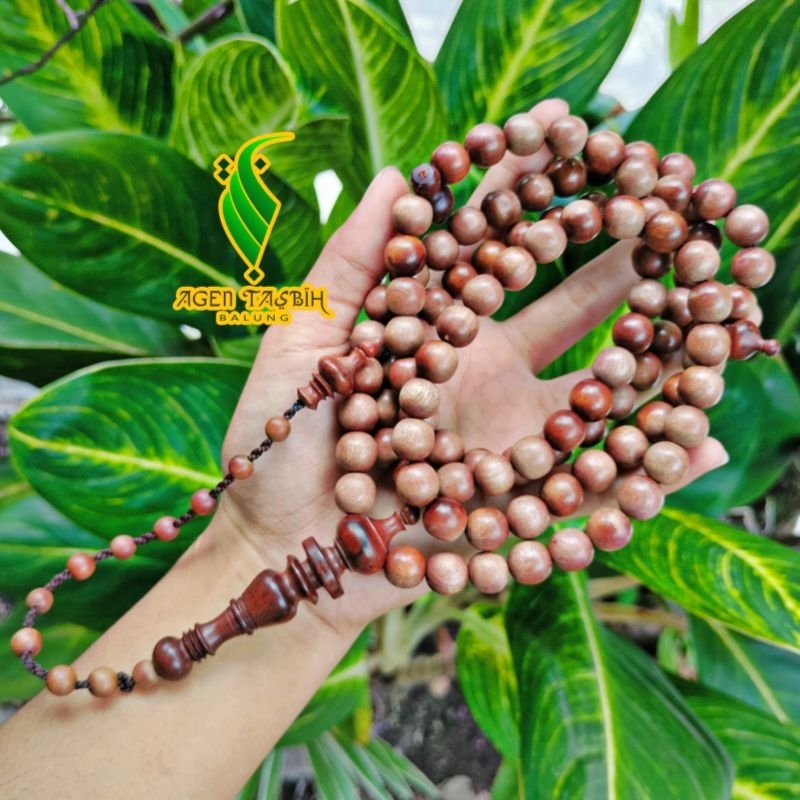 Tasbih Kayu Setigi Laut size 10mm asli