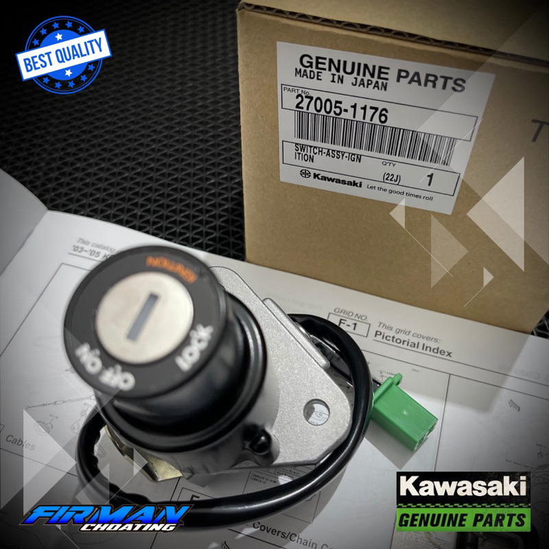 KUNCI KONTAK ASSY NINJA R SS RR ORIGINAL KAWASAKI 27005-1176