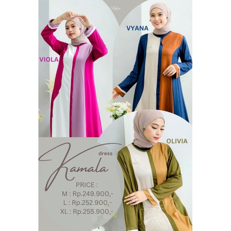 TERBARU HALWA APPAREL|| KAMALA DRESS ||HALWA DAILY