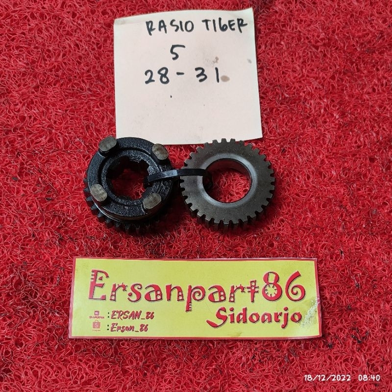 Gigi 5 rasio tiger revo