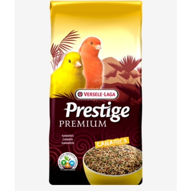 Prestige Canaries 1kg / Pakanan Burung Kenari Belgium / Makanan Kenari Murah Prestige Premium