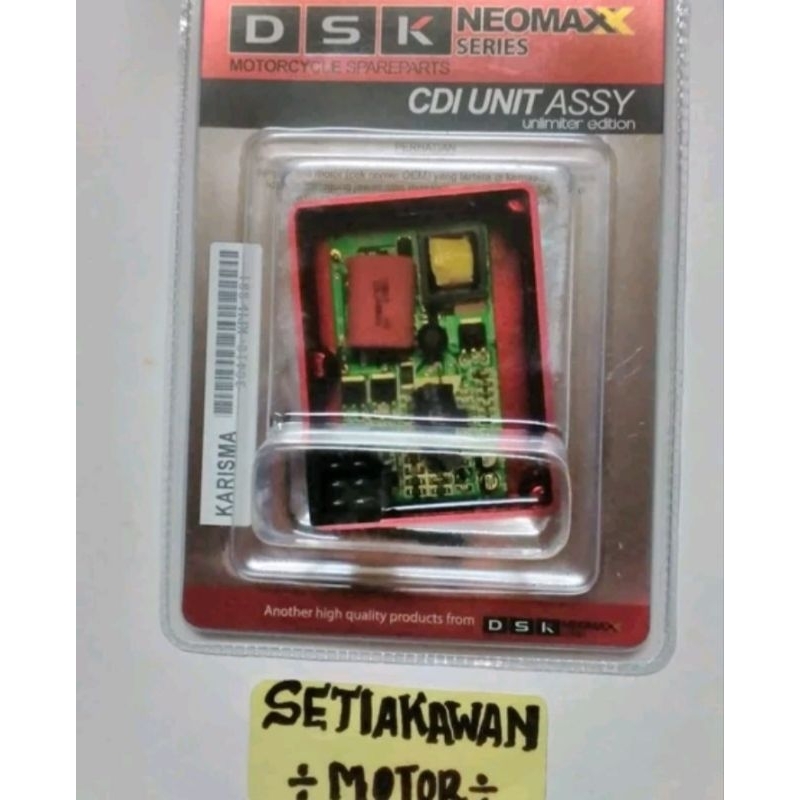 Cdi Racing Karisma, Supra x 125 Dsk