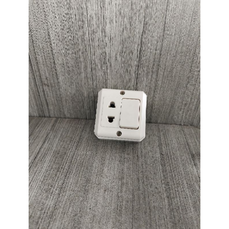 OB ENGKEL STOP OMI / SAKLAR + STOP KONTAK TEMPEL OMI