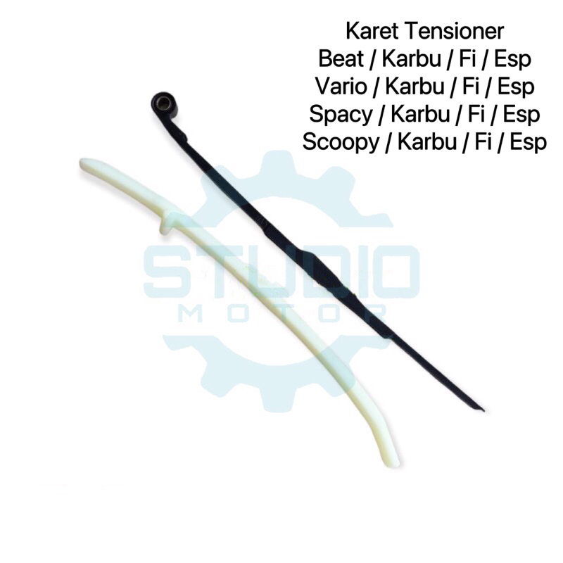 Karet Lidah Tensioner Rol Teming VARIO / BEAT / SCOOPY / SPACY Beat fi Kzl Kvb K44 K25 Merek CRUN High Quality