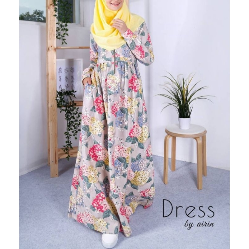 dress by airin DBA bukan benang jarum buttonscarves zara