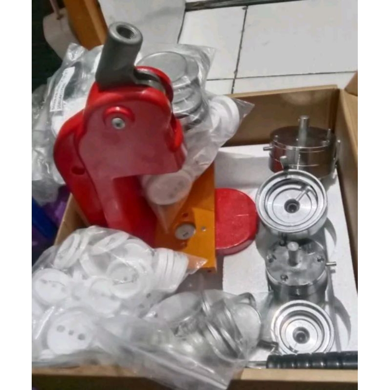 Bakulanku1717 Mesin Press Pin/Mesin Cetak Pin Moulding 44 Mm Dan 58 Mm