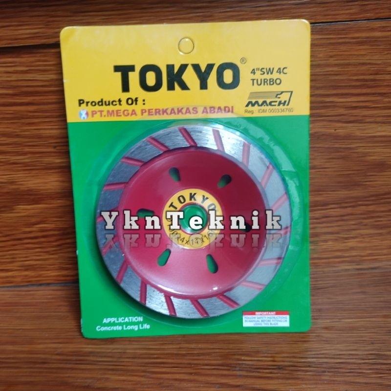 mata gerinda Poles Beton 4 inch mata gerinda turbo poles original TOKYO japan