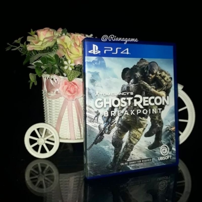 BD Kaset PS4 PS5 Ghost Recon Breakpoint Game CD PS 4 5 Original Playstation Bekas Second Mulus