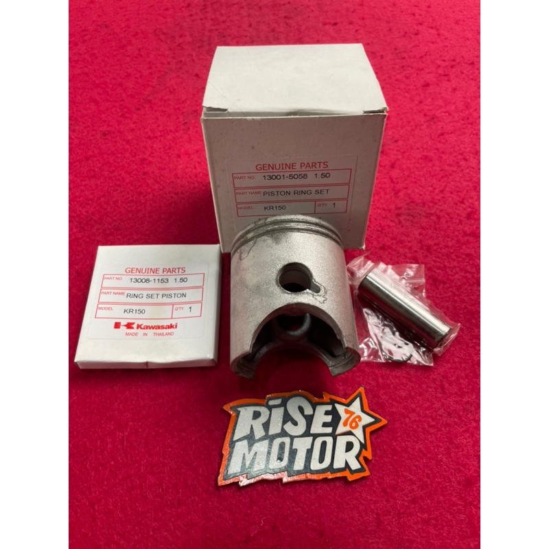 Piston Kit Ninja 150 size 150 uk 60.5 pen 15