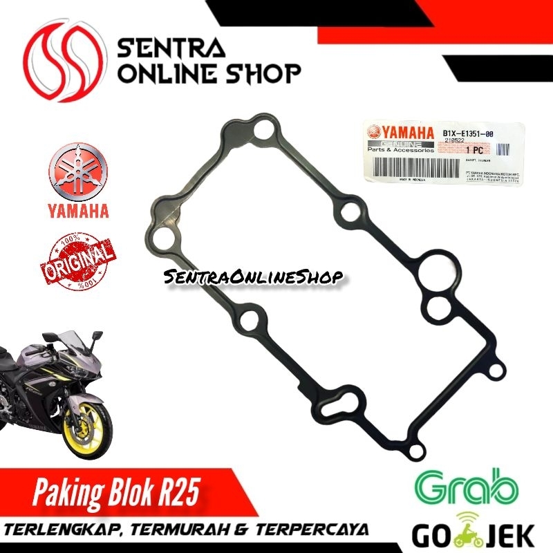 Paking perpak silinder blok bawah r25 r 25 mt25 original ygp b1xe135100