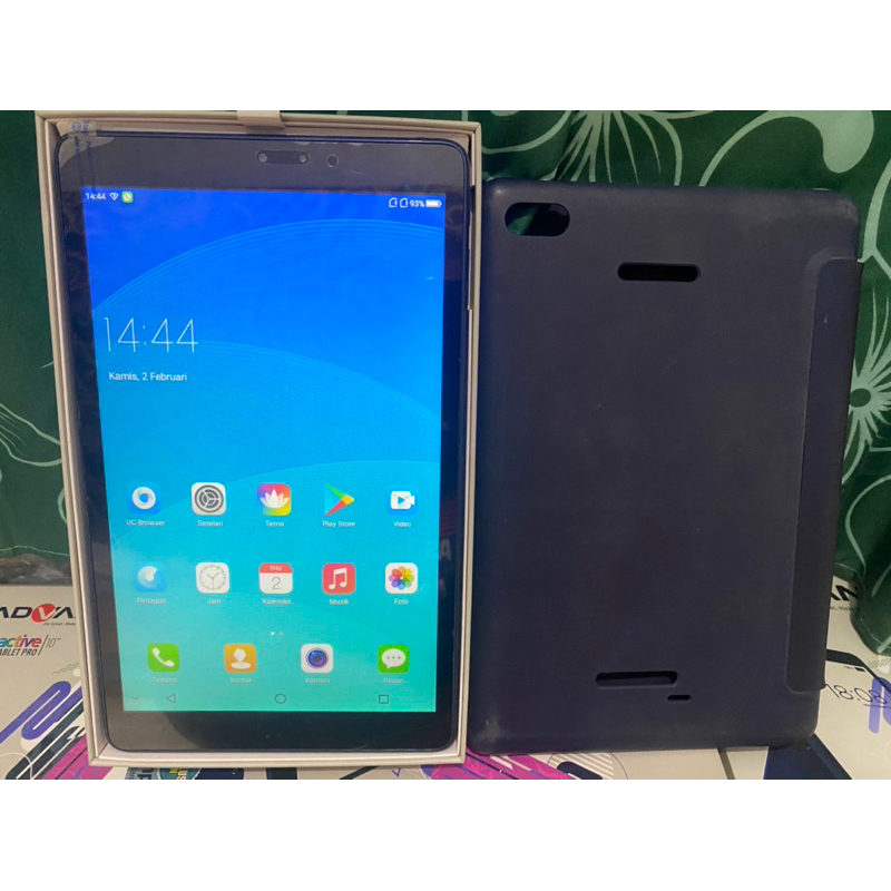 galaxy samsung tab 2 pernah pakai bonus usb / kabel data wifi only tablet advan i10 pro aktiv