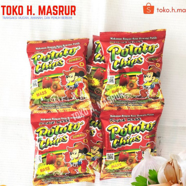 Snack Potato Chips / Golden Chips Kripik mass