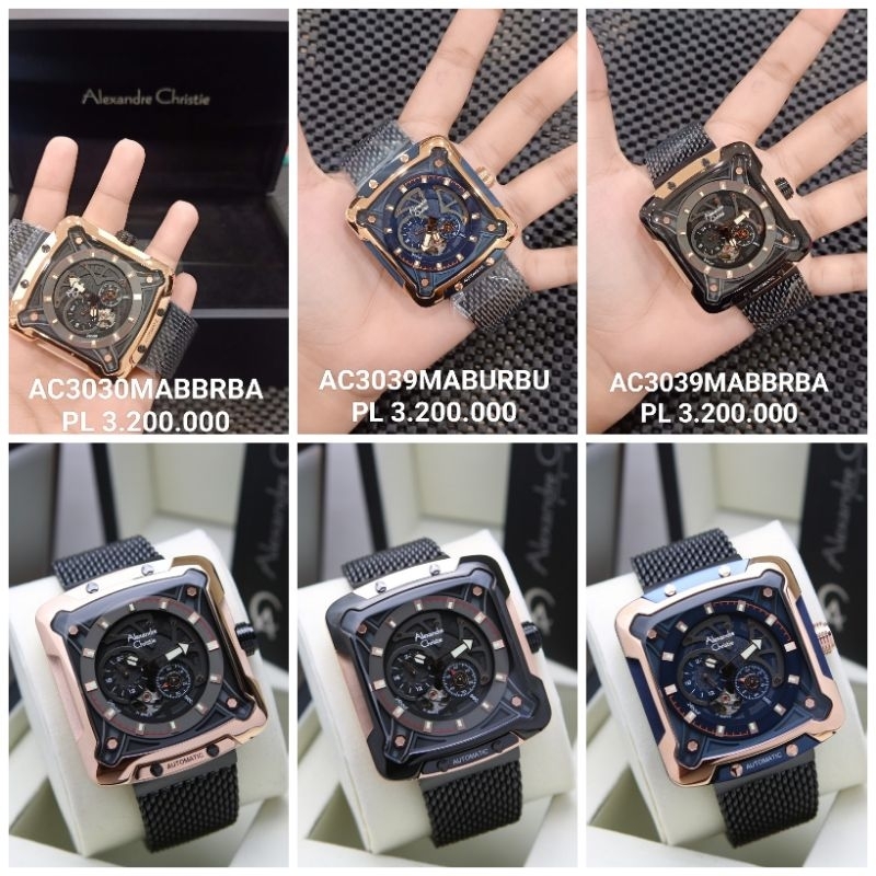 Alexandre Christie matic pria AC 3039 | AC3039 sand rope Automatic Limited