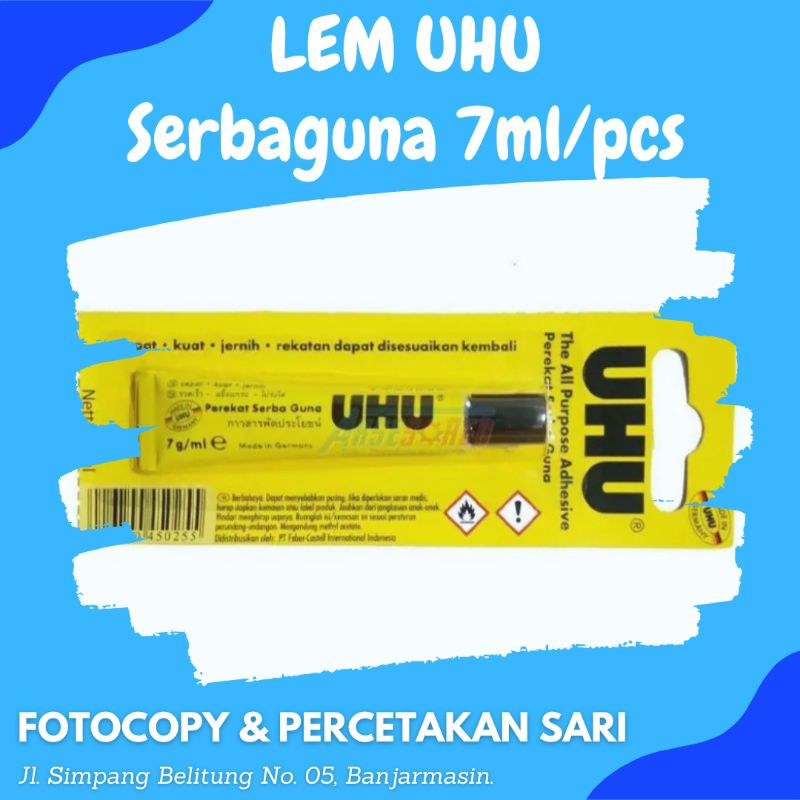 

LEM UHU PEREKAT SERBAGUNA [7ML/PCS] // GLUE CAIR