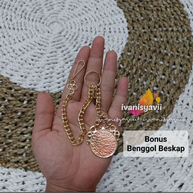 Baju Prewedding / Baju Couple Adat Jawa - Hewes Hijau (FREE BENGGOL BESKAP)