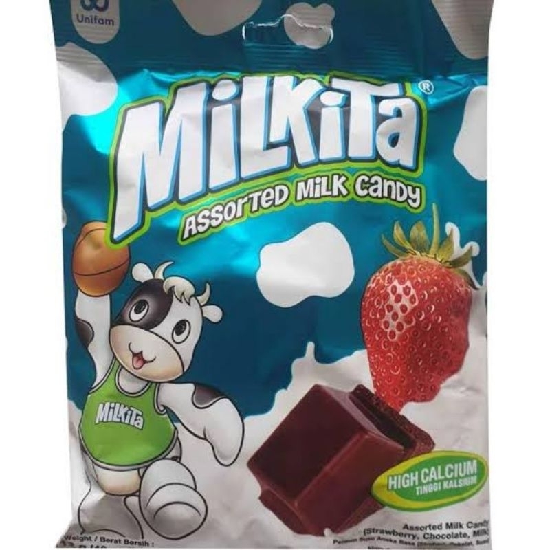 

permen milkita assorted milk candy isi 40pcs