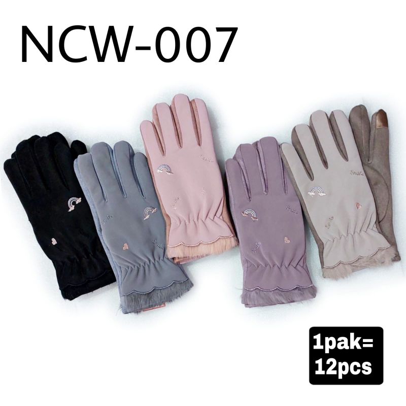 sarung tangan wanita touch screen fashion tebal NCW07