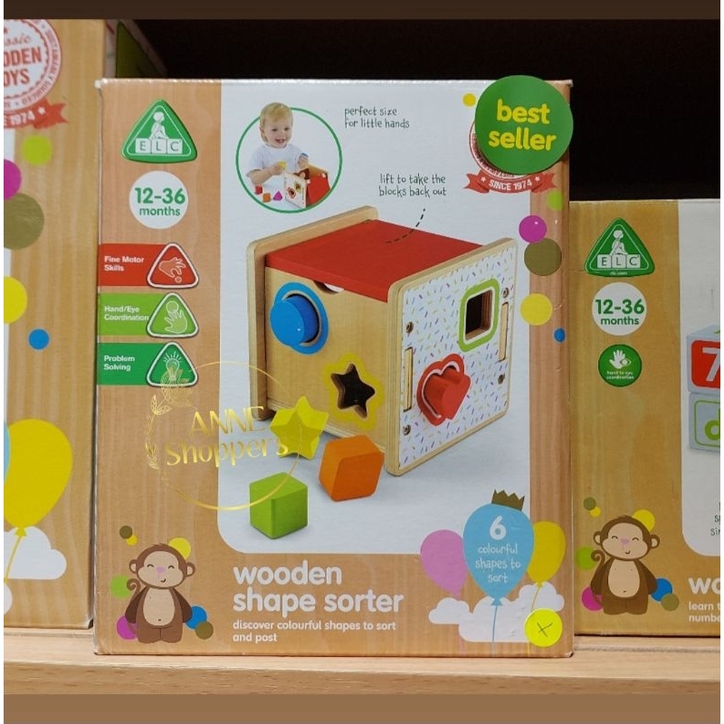 ELC wooden shape sorter