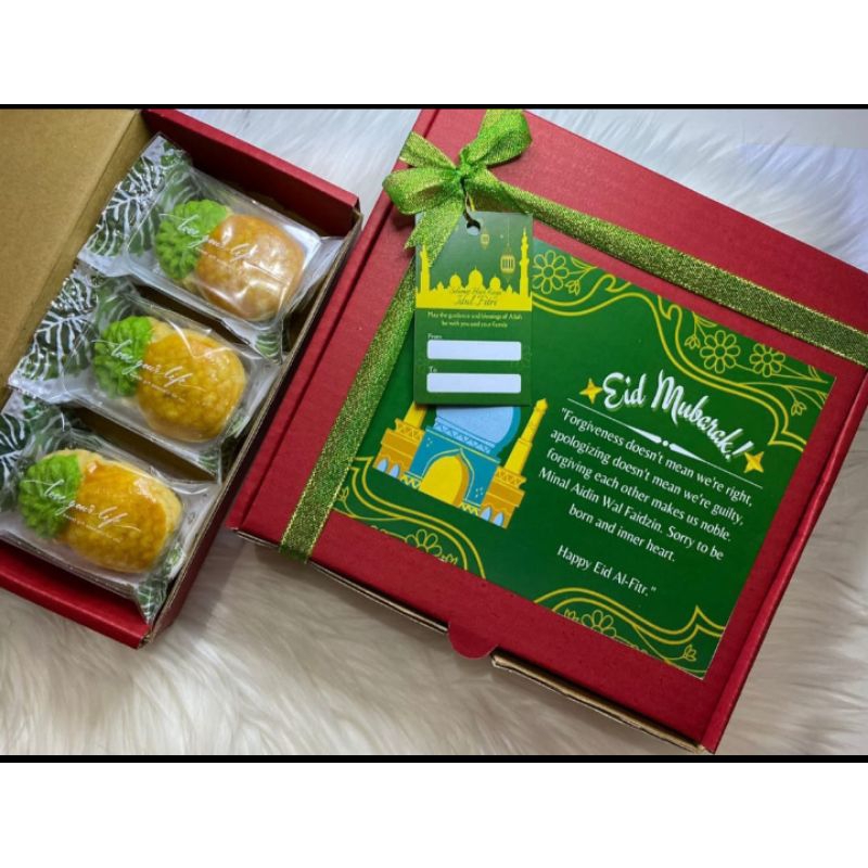 Hampers Lebaran Nastar Taiwan Premium Pineapple Cake isi 12 pcs. Nastar Premium berbentuk Nanas