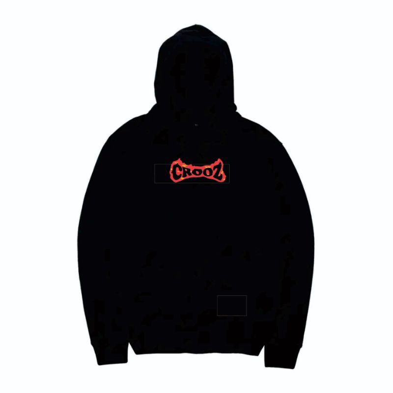 Crooz Hoodie Black Firefly Black Catton