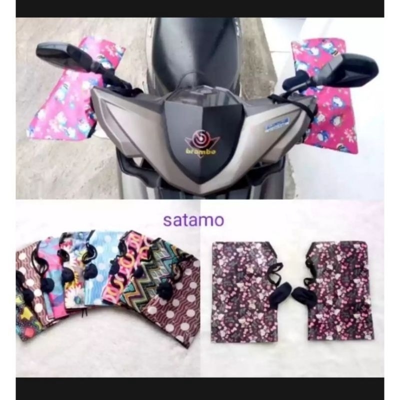 SATAMO Sarung Tangan Stang Motor