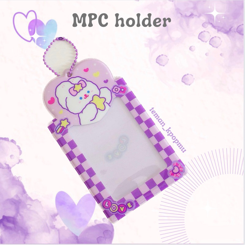 Cute MPC Photocard Holder Frame Motif ID Card - Tempat Foto MPC  BTS Holder Kpop Photocard Case Gant
