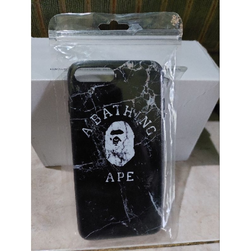 Case iphone 7plus aesthetic lucu hitam premium