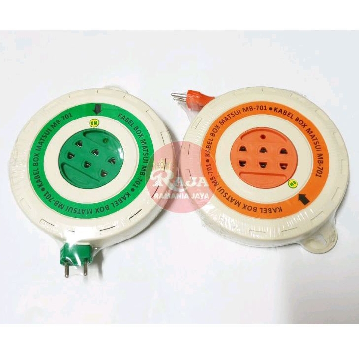 Kabel Box/Kabel Roll Berkualitas Matsui MB-701 Asli Pin Kuningan Kabel Tembaga 5 Meter/8 Meter/12 Meter