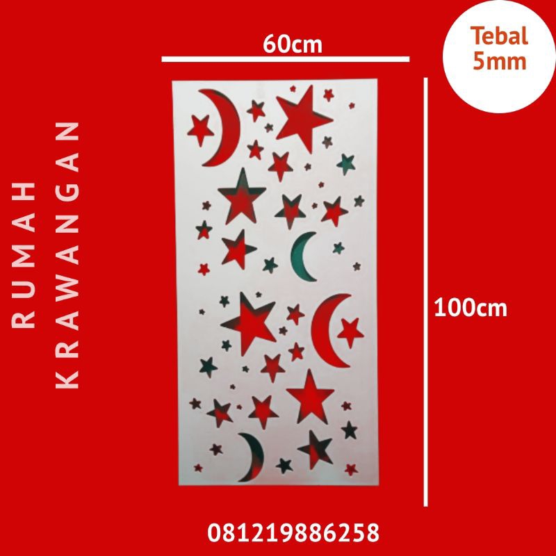 Krawangan pvc board/foam board uk 60x100cm tebal 5mm - RM-007