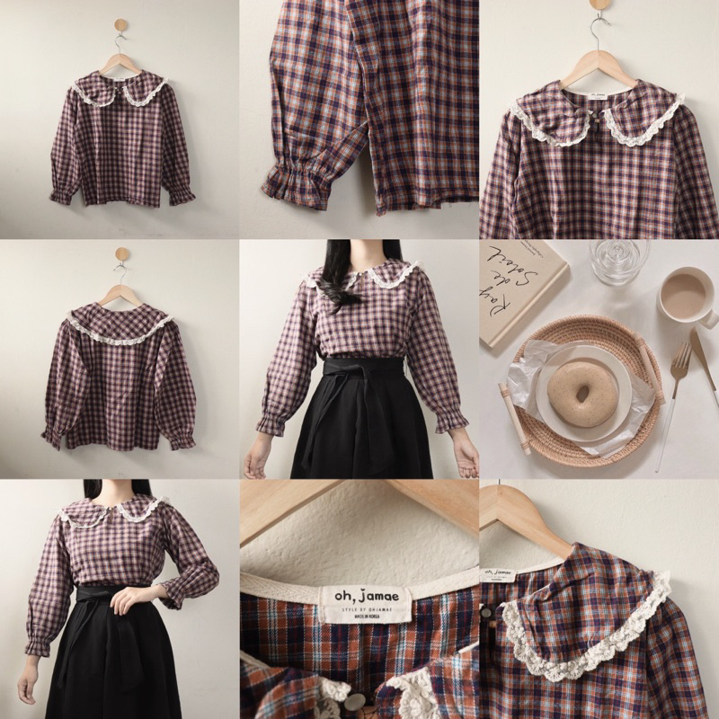 Oh Jamae Tartan Top