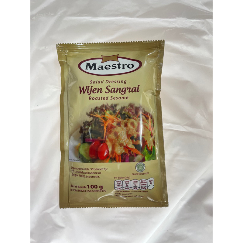 

Mestro wijen Sangrai Roasted Sesame 100gr