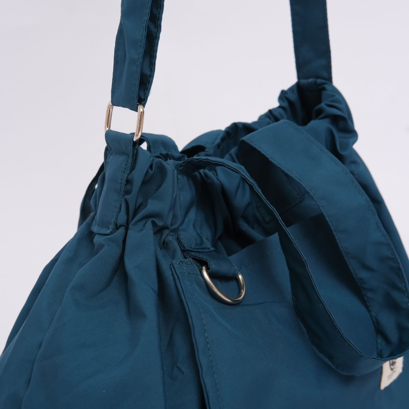 Dumpling Bag Tas Selempang Handle Bag Tas Wanita Tas serut Terbaru Size M Minor Mate Petrol Blue