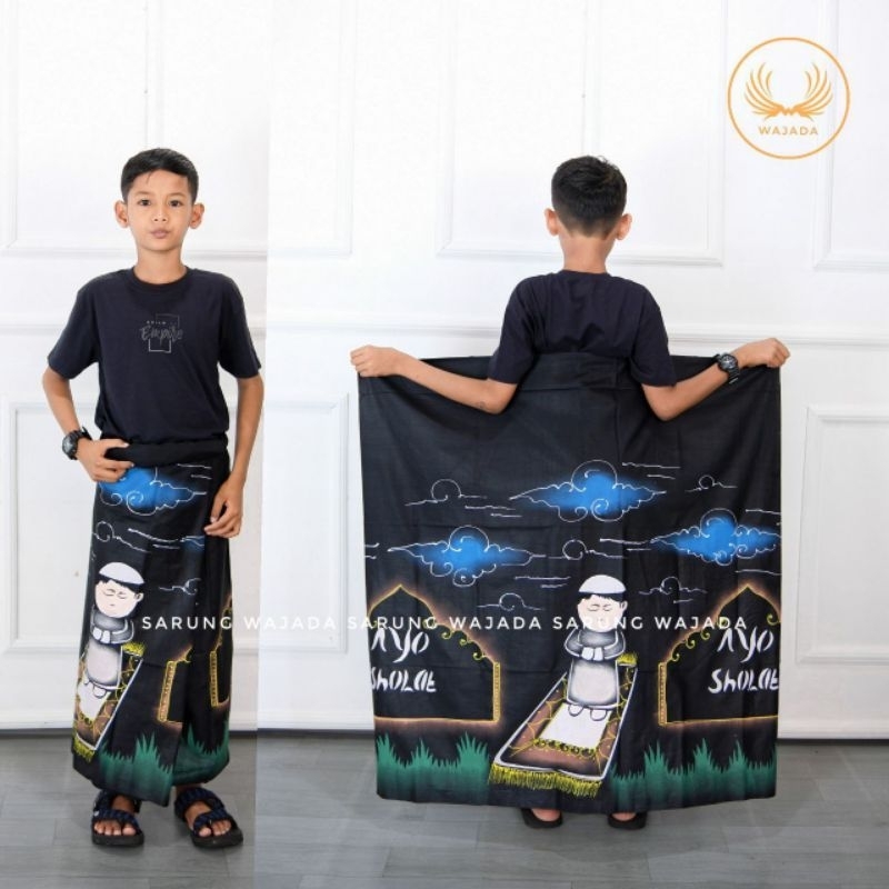 SARUNG LUKIS ANAK SD SMP MOTIF KARTUN ANIME SARUNG BATIK ANAK SARUNG ANIME