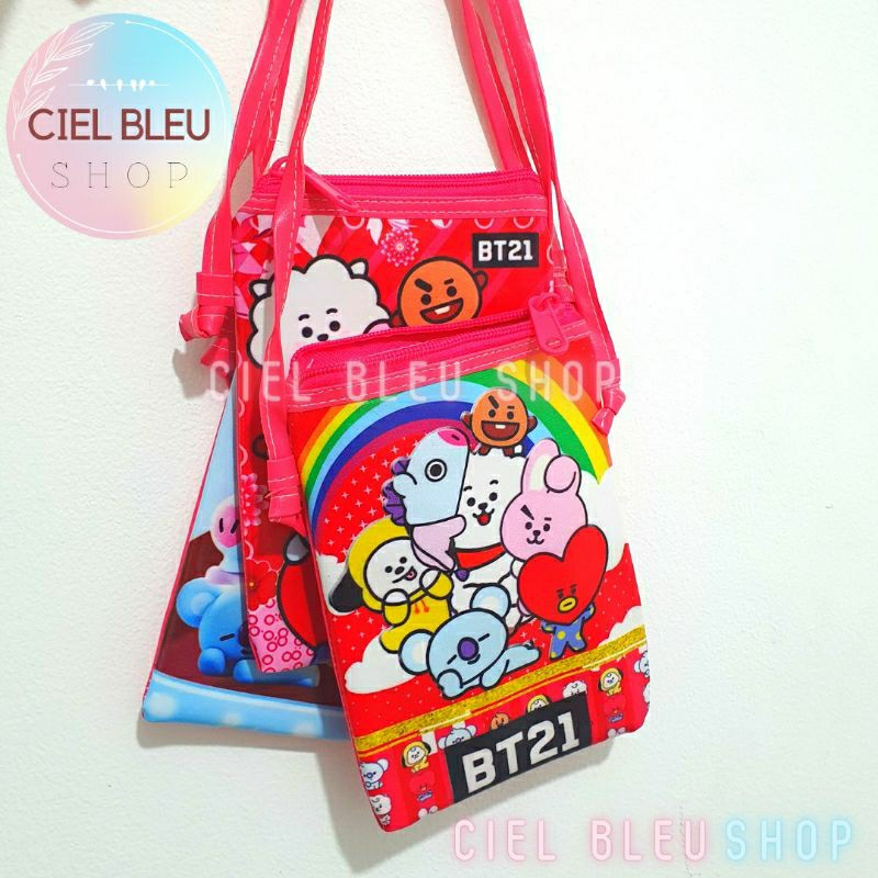 Tas Selempang MINI Karakter KPOP KARTUN Mini Premium / TAS RUMBAI / CIEL BLEU SHOP