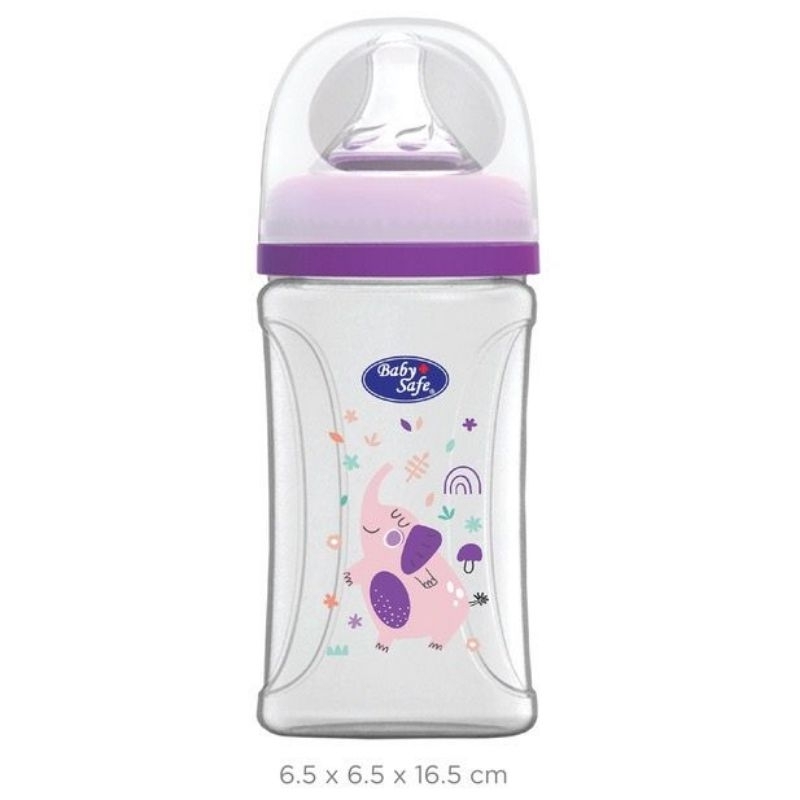 Baby safe wideneck bottle wn08 250ml - botol baby safe