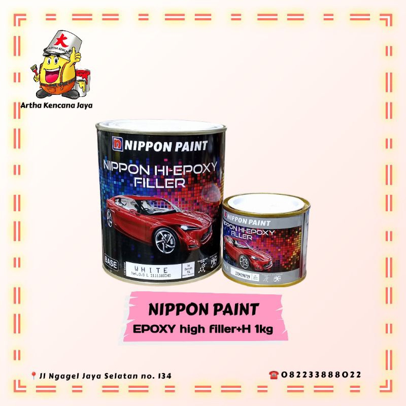 NIPPON PAINT EPOXY HIGH FILLER  + HARDENER 1kg