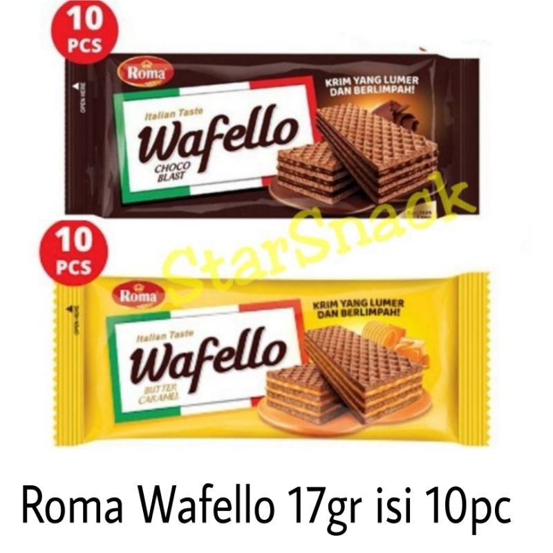 

Roma Wafello isi 10pc/Renceng