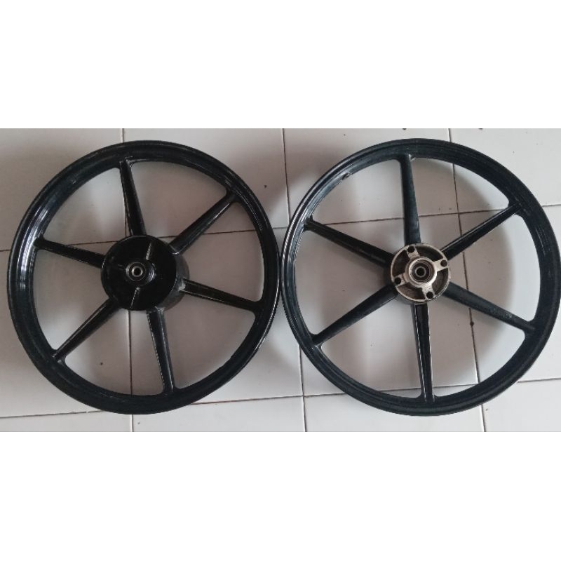 Velg Bintang Palang 6 Ring 17 Kharisma Supra Fit Supra 125 Sprint Set