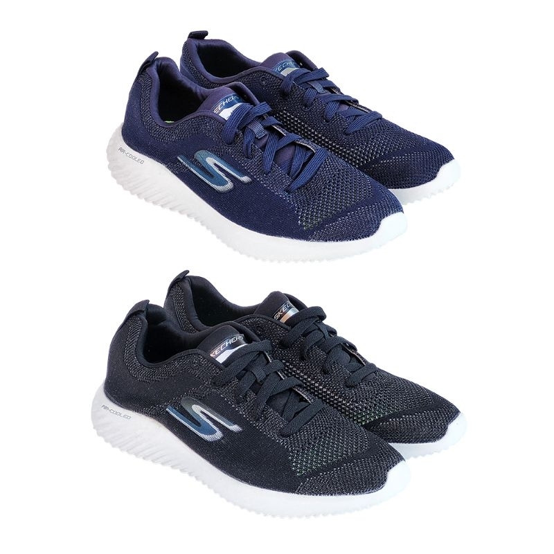 Skechers Pria Bounder Tali Men's Sepatu Pria Casual Sneakers Import Keren