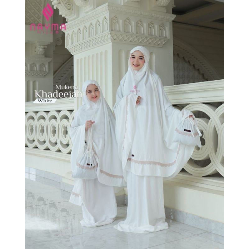 RIHAIA | Khadeejah Mukena Couple Mom & Kids / Ibu & Anak by Nayma Hijab