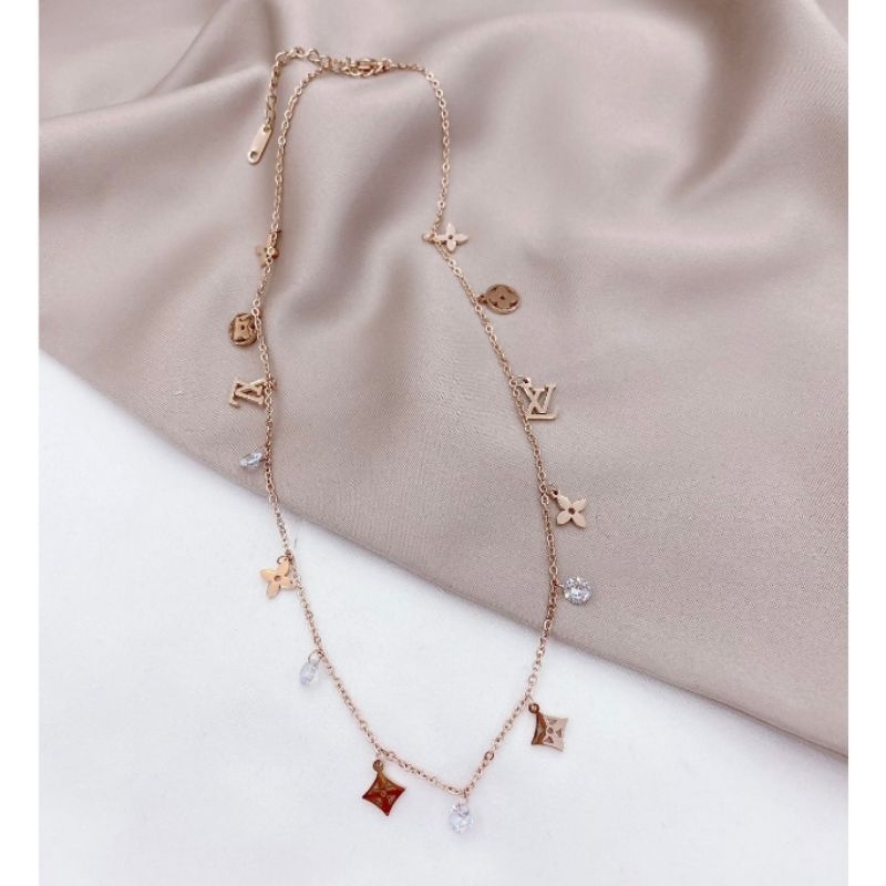 Kalung Titanium asli Premium Quality Anti karat anti alergi Stainless Steel ori 09