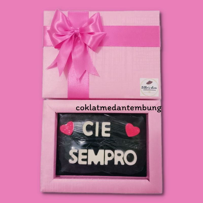 

coklat custom imut dan murah (free packing)